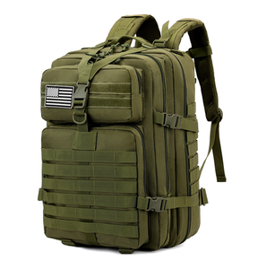 Sacs à dos tactiques de camping et de chasse DFL0324 avec sangles Molle et multiples poches, camouflage noir, vert, kaki, rouge, camouflage numérique - Product Image 6