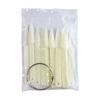 TSZS nouveau 50 embouts en forme d'éventail vernis à ongles Gel pointes pointues affichage du nuancier avec anneau en métal nuancier de vernis à ongles