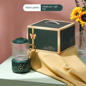 Olla de Cerámica Blanca Crema para la Salud, Tetera Eléctrica de 1L con Bandeja para 2 Tazas, Libre de BPA y Reciclable - Product Image 4