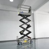 Plateforme élévatrice à ciseaux électrique autopropulsée 6m 8m 10m 14m, capacité 450kg, plateforme de levage mobile pour entrepôt et usine