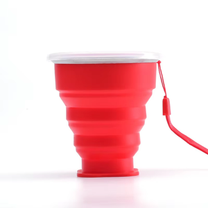 Travel Folding Drinking <strong>Cup</strong> Set Factory Wholesale Portable Rubber Foldable <strong>Cup</strong> Silicone <strong>Collapsible</strong> <strong>Cup</strong> - Product Image 4