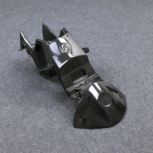 Couverture de conduit d'admission d'air en fibre de carbone sèche 3K 100% pour Kawasaki ZX-10R 2021+ (carénage de canal d'air) - Product Image 2
