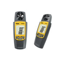 Anémomètre numérique portable VA8020 – Testeur de vitesse du vent et de débit d'air (CFM) pour CVC, mesure de la température des drones de tournage, arrêt automatique