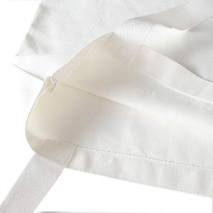 定制耐用杂货店沙滩购物帆布<span class=keywords><strong>12</strong></span>盎司重型大手提包白色帆布袋褶饰 - Product Image 5