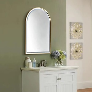 Mueble para lavabo de un seno Diseño Shaker Muebles sencillos de madera con encimera de mármol Armarios de cocina - Product Image 4
