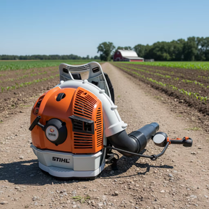 Souffleur à dos EB-650 2,7 kW 63 cm³ 0,3 m³/s Léger Multifonctionnel pour le nettoyage des jardins et des terres agricoles - Product Image 1