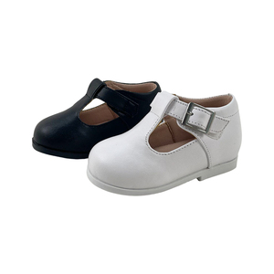 Chaussures en cuir blanc à semelle souple pour enfant en bas âge T-bar 1 an garçon chaussures Mary Janes enfants filles danse <span class=keywords><strong>9</strong></span> <span class=keywords><strong>mois</strong></span> bébé chaussures décontractées - Product Image 3