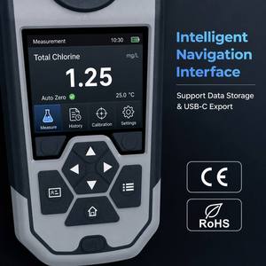 Medidor de Turbidez Portátil VN 3100, Analizador de Turbidez Impermeable IP65 con Exportación de Datos USB para Monitoreo de Agua del Grifo y Aguas Residuales - Product Image 3