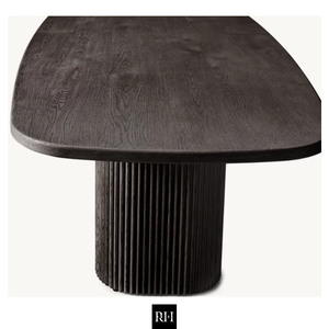 MULHOLLAND RECTANGULAR EXTENSION <b>Table</b> RH furniture <b>Solid</b> <b>Wood</b> Dining <b>Table</b> - Modern Indoor Furniture for Kitchen & Living Room - Product Image 4