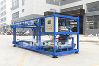 Machine à glaçons en blocs de petite capacité 2 tonnes/jour, fabrication chinoise, avec stockage de 1000 kg de glace, à vendre