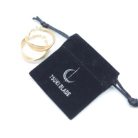 Sacs à cordon en velours, pochette en tissu imprimé or, sac en tissu, Logo personnalisé pour perruque de cheveux, offre spéciale