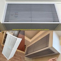 Grille de sortie d'air conditionné central en alliage d'aluminium, décoration de grille de ventilation, sortie d'air linéaire monocouche à 0 degré