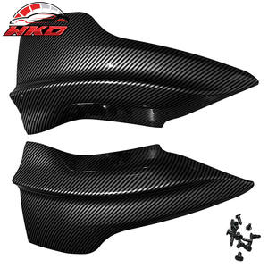 Splitter d'angle de pare-chocs avant pour Tesla Model Y 2020-2024 PP Impression fibre de carbone brillante Kit carrosserie de haute qualité - Product Image 2