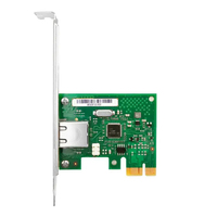 Carte réseau Gigabit sans fil à port unique avec puce I210, 1000 Mbps, PCI Express, RJ-45, carte serveur interne en stock