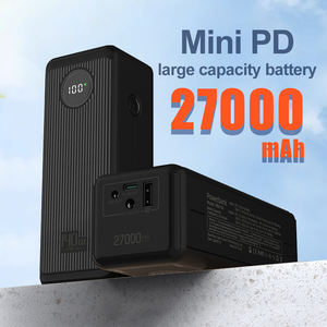 נחיתה חדשה במטען פאובנק חם 3 פלט 2 קלט 100w טעינה מהירה סופר 27000 בנק כוח mah - Product Image 5