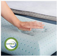 Standard größe Belüftetes Gel Memory Foam Körper Rücken Funktionelles Position ier kissen Anti-Apnoe Funktionelles Position ier kissen