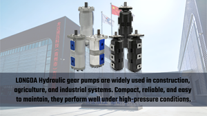 Pompe à engrenages hydraulique JHP, équipement mécanique, fournisseur de pompes hydrauliques à 3 étages - Product Image 5
