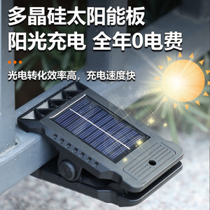 Solar Clip <b>Light</b> SMD2835 LED Waterproof Outdoor Garden Fence Yard Human Body <b>Sensor</b> Lighting - Product Image 2
