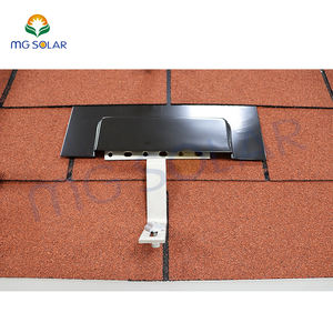 Sistema de montaje de panel solar para techo de azulejo de asfalto, impermeable, gancho de metal, kit de pies en L, placa solar intermitente - Product Image 3