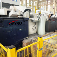 Fourneau de fusion à induction Topyro pour la fonte de métaux, ferraille, acier, cuivre, capacité de 100 kg à 5 tonnes, équipement de fusion industriel