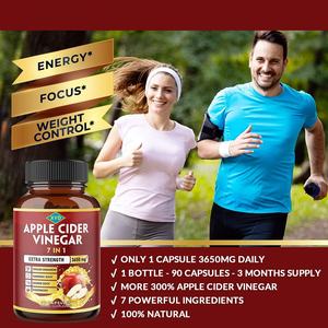 Aeglewell OEM Private Label appelazijn <span class=keywords><strong>capsules</strong></span> helpen bij het verbeteren van de spijsvertering - Product Image 3