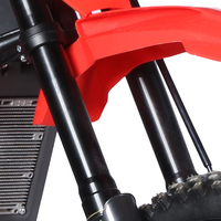 Motocicleta Eléctrica de Alta Velocidad HIGHPER de Fábrica, 10KW, 72V, con Controlador de 150A para Pistas Extremas