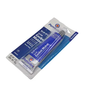 Permatex 80022/66BR blue RTV silicone gasket flange flat adhesive