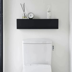 Boîte de rangement murale longue pour cuisine et salle de bain, anti-poussière, avec couvercle perforé, 2 niveaux, moderne et multifonctionnelle - Product Image 5