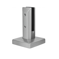ALD Modern Duplex Garde-corps en verre en acier inoxydable 2205 pour piscine, balustrade en verre, embouts en verre satiné