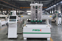 1325 CNC routeur à bois CNC imbrication avec 4 Kinfes dans une broche de refroidissement par Air