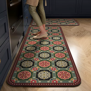 Vintage Kitchen Mat Diatomaceous Earth Carpet Easy Clean Dirt-resistant <strong>Water</strong> &amp; Oil Absorbent Non-slip Cushioned Soft <strong>Wholesale</strong> - Product Image 2
