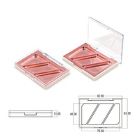 Conteneurs vides pour maquillage, emballage vide, longue tenue, 3 palettes de blush, contour, bronze, anticernes, OEM, imperméable, 3 en 1, kits de fards à paupières