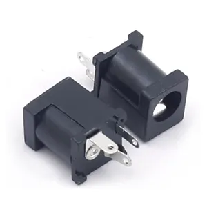 DIP DC female socket pin of DC-012 dc power jack sizes with 1.3pin dc connector socket