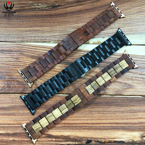 <span class=keywords><strong>Bracelet</strong></span> rétro en <span class=keywords><strong>bois</strong></span> de bambou <span class=keywords><strong>Bracelet</strong></span> de montre en <span class=keywords><strong>bois</strong></span> de santal pour <span class=keywords><strong>Apple</strong></span> <span class=keywords><strong>Watch</strong></span> 41mm 45mm 38mm 40mm 42mm 44mm - Product Image 5