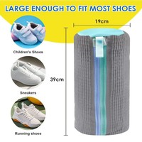 Tas Laundry Sepatu Sneaker Gaya Santai Bahan Chenille Terlaris Untuk Penggunaan di Rumah Aman Digunakan di Mesin Anti-deformasi Perawatan Ganda