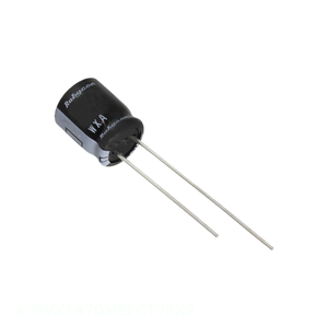 ตัวแทนจำหน่ายอย่างเป็นทางการ ตัวเก็บประจุแบบ CAP ALUM 470UF 20% 6.3V RADIAL Through Hole 6.3WXA470MEFCT78X9 470 ยูเอฟ - Product Image 1