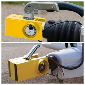 YH1877 Verrou de coupleur de remorque en acier chromé de haute qualité, durable, universel, pour <span class=keywords><strong>caravane</strong></span> et remorque - Product Image 6