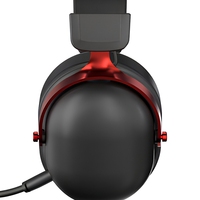 Headset Gaming Berkabel Over Ear dengan Mikrofon, Peredam Kebisingan Aktif, Driver Dinamis untuk PC, Konsol, dan Perjalanan