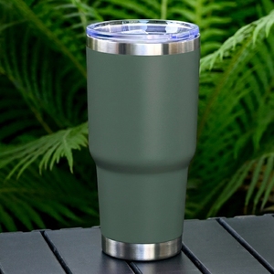 OEM 30oz Powder Coated Insulated <b>Coffee</b> Tumbler 30 oz Double Wall Vacuum 304 Stainless Steel Camping Travel Mug with Straw - Product Image 1