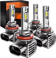 Ampoules LED ATLI H11/9005 65W pour phares antibrouillard 120000LM 6500K, phares LED Plug-N-Play IP68 2500FT, lampe LED