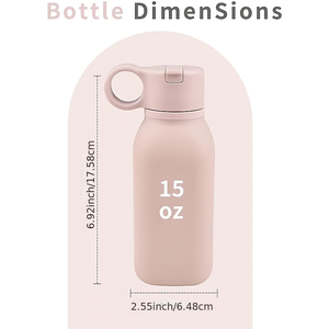 Custom Logo Stainless Steel Vacuum Insulated Water <b>Bottle</b> with Carry Loop Leakproof Sports <b>Flask</b> for Cycling Travel - Product Image 2