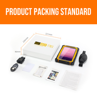 Tablet PC Tangguh Berkualitas Tinggi OEM T71EX 7 inci Tahan Air 8GB Atex 2200nit Lampu Pembaca RFID UHF Genggam Barcode Octa Core MTK