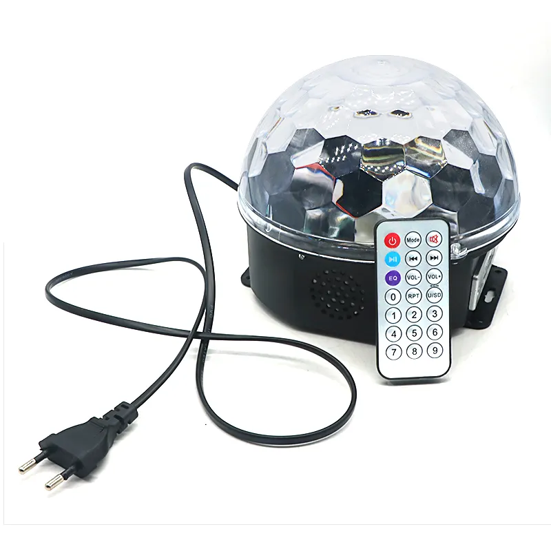 مصباح ليد على شكل كرة سحرية, مصباح ليد بمنفذ USB يدعم MP3 ، إضاءة للمسرح ، ديكور منزلي للحفلات ، لديسكو ، Ktv