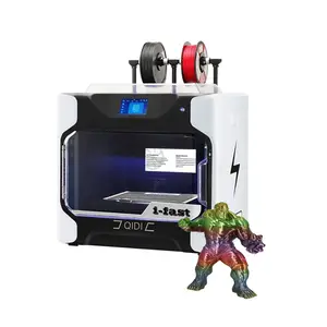 Pengiriman Gratis QIDI I-fast Printer 3D Besar Ekstruder Ganda dengan Ekstra Set Ekstruder Suhu Tinggi US EU AU JP CA Stok Lokal