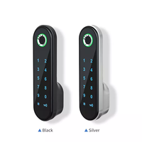 Serrure de porte intelligente en alliage de zinc avec mot de passe numérique biométrique durable et antivol pour casier tiroir nouvelle génération de sécurité
