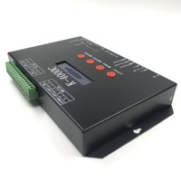 Contrôleur de pixels LED K-4000C, lecture de carte SD, compatible WS2812, sortie SPI DMX512, DC5V 12V 24V, décodeur DMX512 programmable