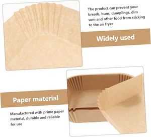 Papier sulfurisé antiadhésif double face de 16 cm avec trous pour la cuisson au four, la friteuse à air, la cuisson à la vapeur du pain, la friture, la grillade et l'usage domestique - Product Image 2