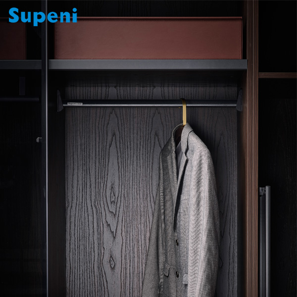Китайский поставщик supeni, лидер продаж, фурнитура для мебели, аксессуары для гардероба, металлический шкаф, одежда, алюминиевая рейка для гардероба