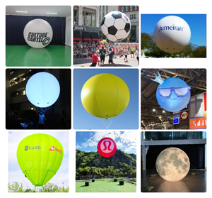 Ballons géants gonflables personnalisés imprimés, imperméables, en tissu Oxford, certifiés CE, pour la publicité - Product Image 4