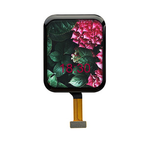 24 pin 1.65 "348x642 Độ phân giải qspi Smartwatch vuông AMOLED hiển thị Màn hình OLED hiển thị - Product Image 2
